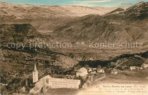 AK / Ansichtskarte Notre Dame du Laus Vue panoramique Vallee de lAvance Village d Avancon Kat. Saint Etienne le Laus