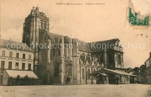 AK / Ansichtskarte Dreux Eglise Saint Pierre Kat. Dreux