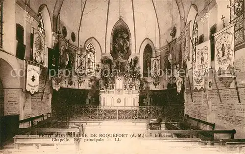 AK / Ansichtskarte Paris Petit Montmartre de Roquefort Interieur Chapelle Kat. Paris