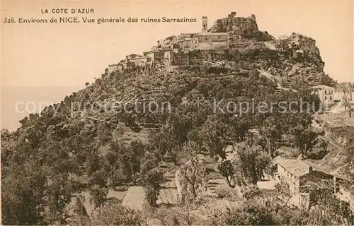 AK / Ansichtskarte Nice Alpes Maritimes Vue generale des ruines Sarrazines Kat. Nice