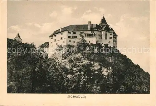 AK / Ansichtskarte Rosenburg Kamp Die Rosenburg Kat. Rosenburg Mold