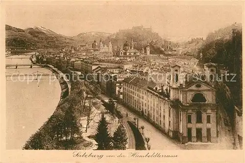 AK / Ansichtskarte Salzburg Oesterreich Blick von der Humboldterrasse Kat. Salzburg