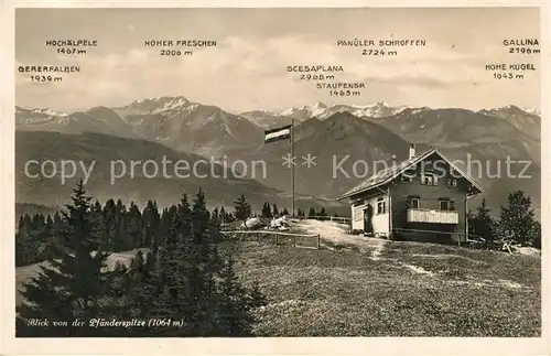 AK / Ansichtskarte Vorarlberg Blick von der Pfaenderspitze Kat. Oesterreich