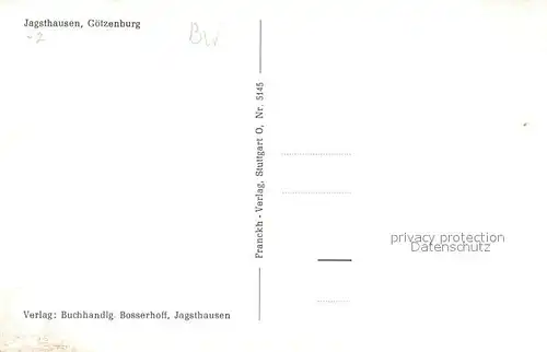 AK / Ansichtskarte Jagsthausen Jagst Goetzenburg Kat. Schoental