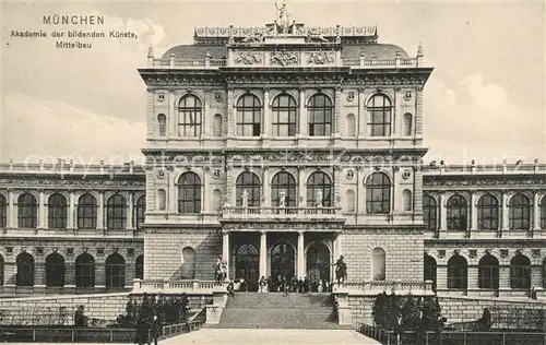 AK / Ansichtskarte Muenchen Akademie der bildenden Kuenste Mittelbau Kat. Muenchen