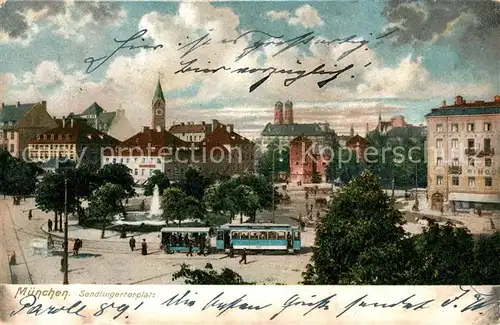 AK / Ansichtskarte Muenchen Sendlingertorplatz Kat. Muenchen