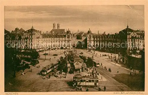 AK / Ansichtskarte Muenchen Karlsplatz Rondell Kat. Muenchen