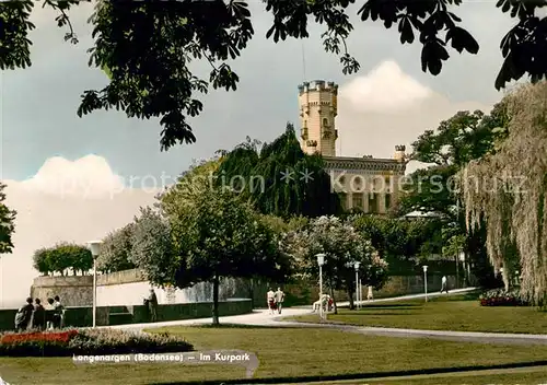 AK / Ansichtskarte Langenargen Bodensee Schloss Kurpark Kat. Langenargen