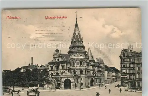 AK / Ansichtskarte Muenchen Loewenbraeukeller Kat. Muenchen