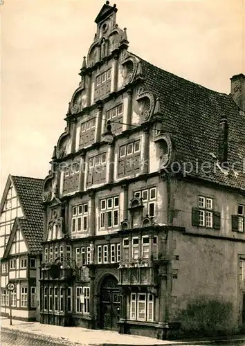 AK / Ansichtskarte Lemgo Hexenbuergermeisterhaus Historisches Gebaeude Kat. Lemgo