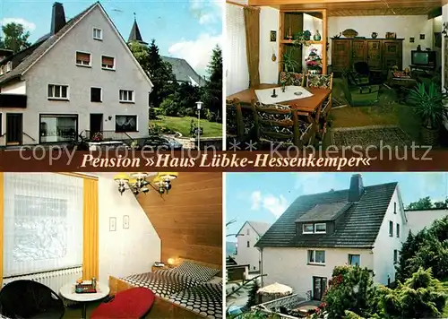 AK / Ansichtskarte Bad Sassendorf Pension Haus Luebke Hessenkemper Zimmer Kat. Bad Sassendorf
