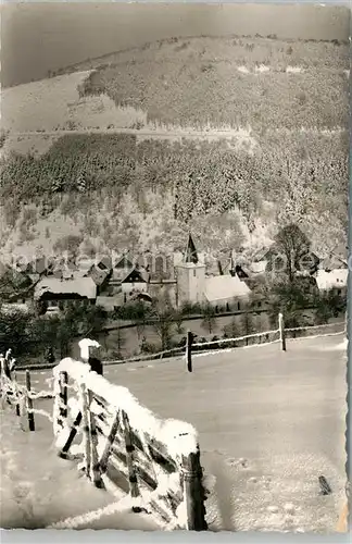 AK / Ansichtskarte Hagen Sorpetal Winteridyll Kat. Sundern (Sauerland)