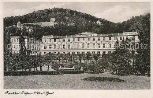 AK / Ansichtskarte Karlsbad Eger Richmond Park Hotel