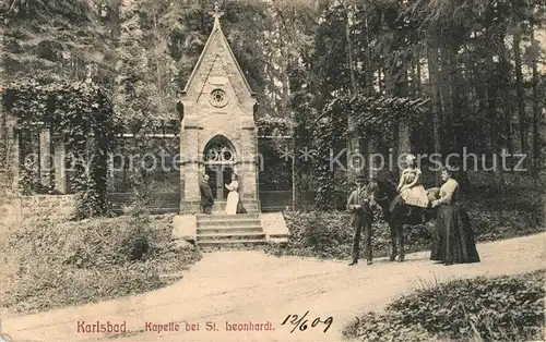 AK / Ansichtskarte Karlsbad Eger Kapelle bei St Leonhardt