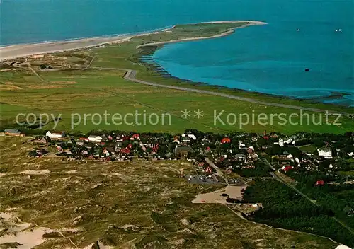 AK / Ansichtskarte Norddorf Amrum Nordseeheilbad Nordseeinsel Fliegeraufnahme Kat. Norddorf