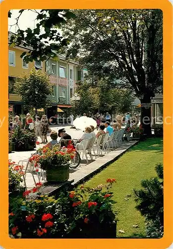 AK / Ansichtskarte Bad Woerishofen Kurpromenade am Kneipp Denkmal Kat. Bad Woerishofen