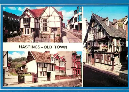 AK / Ansichtskarte Hastings East Sussex Old Town Pulpit Gate Dickens Cottage Ye olde Pumpe House Kat. Hastings
