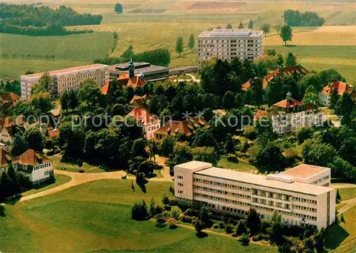AK / Ansichtskarte Kutzenberg Krankenhaus Fliegeraufnahme Kat. Ebensfeld
