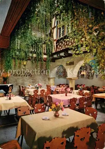 AK / Ansichtskarte Rothenburg Tauber Baumeisterhaus Restaurant Kat. Rothenburg ob der Tauber