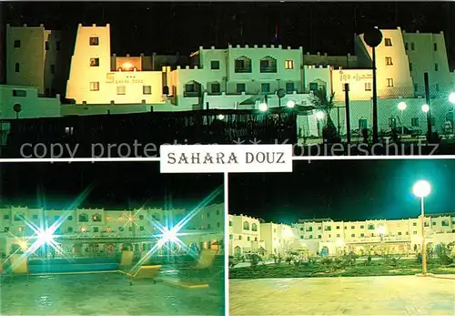 AK / Ansichtskarte Le Bardo Tunis Hotel Sahara Douz Swiming Pool Nachtaufnahme Kat. Tunesien