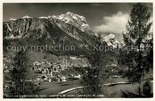 AK / Ansichtskarte Cortina d Ampezzo Sorapis Antelao Kat. Cortina d Ampezzo
