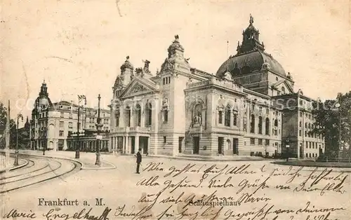 AK / Ansichtskarte Frankfurt Main Schauspielhaus Kat. Frankfurt am Main