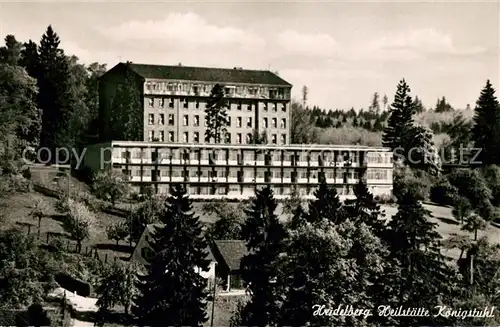 AK / Ansichtskarte Heidelberg Neckar Heilstaette Koenigstuhl Kat. Heidelberg