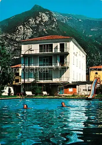 AK / Ansichtskarte Arco Trentino Hotel Pensione Arco Swimming Pool Kat. Italien