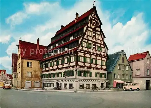 AK / Ansichtskarte Memmingen Sieben Daecher Haus Fachwerkhaus Kat. Memmingen