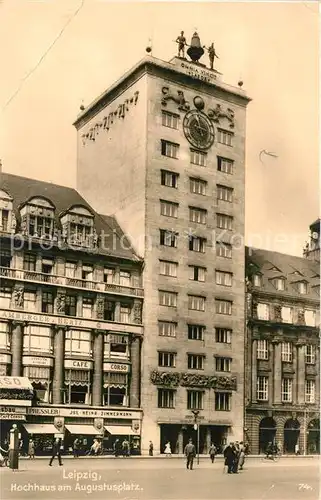 AK / Ansichtskarte Leipzig Hochhaus am Augustusplatz Kat. Leipzig