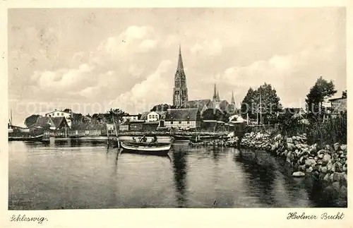 AK / Ansichtskarte Schleswig Schlei Holwer Bucht Kat. Erfde