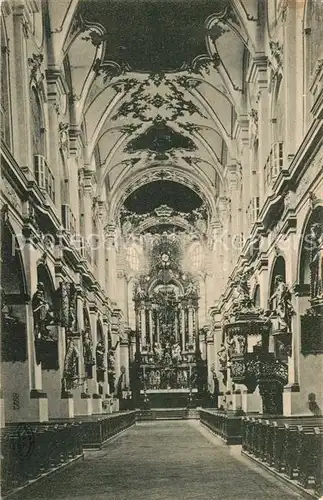 AK / Ansichtskarte Muenchen Inneres der St Peterskirche Kat. Muenchen