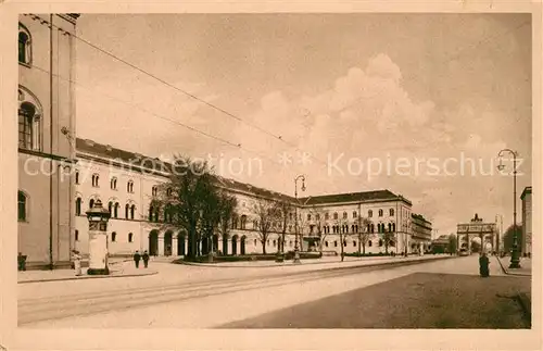 AK / Ansichtskarte Muenchen Altbau Ludwigstrasse Kat. Muenchen