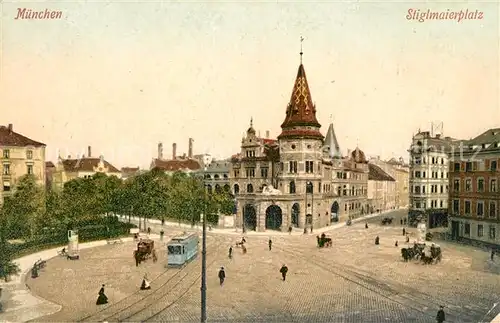 AK / Ansichtskarte Muenchen Stiglmaierplatz Kat. Muenchen