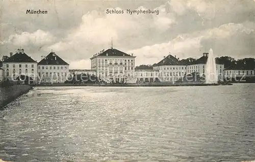 AK / Ansichtskarte Muenchen Schloss Nymphenburg Kat. Muenchen