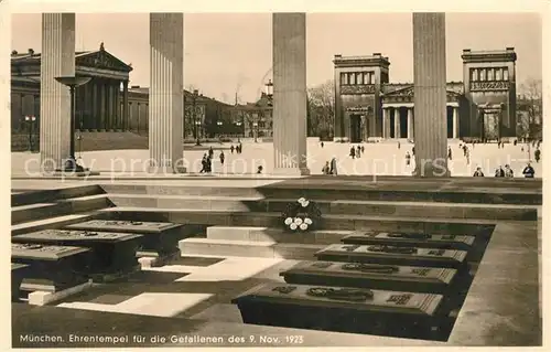 AK / Ansichtskarte Muenchen Ehrentempel fuer die Gefallenen des 9 Nov 1923 Kat. Muenchen