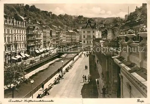 AK / Ansichtskarte Karlsbad Eger Muehlbrunnkolonnade