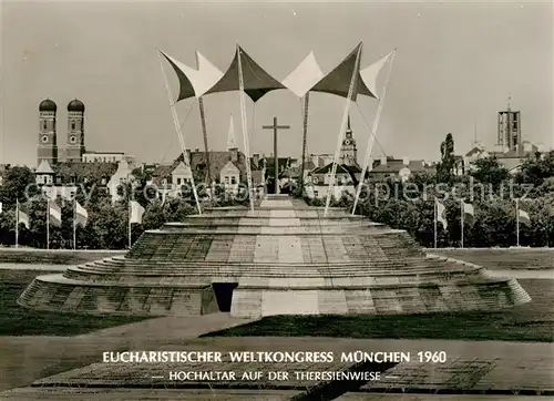 AK / Ansichtskarte Muenchen Hochaltar auf der Theresienwiese Kat. Muenchen