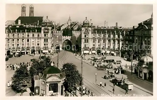 AK / Ansichtskarte Muenchen Karltor Rondell  Kat. Muenchen