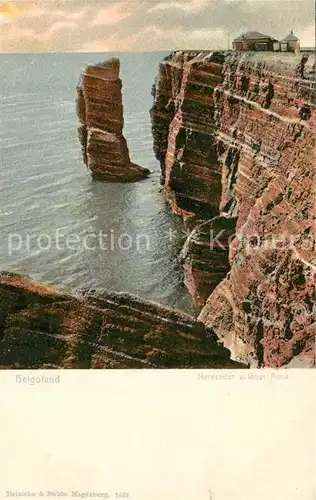 AK / Ansichtskarte Helgoland Nordspitze Lange Anna Kat. Helgoland