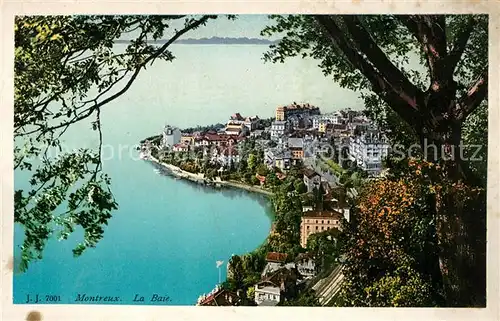 AK / Ansichtskarte Montreux VD La Baie Panorama Kat. Montreux