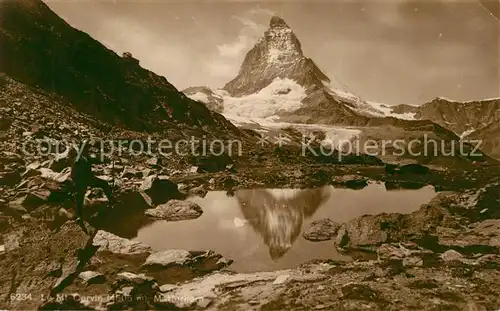 AK / Ansichtskarte Zermatt VS Matterhorn Kat. Zermatt