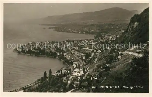 AK / Ansichtskarte Montreux VD Panorama Kat. Montreux