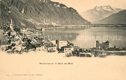 AK / Ansichtskarte Montreux VD Dents du Midi Kat. Montreux
