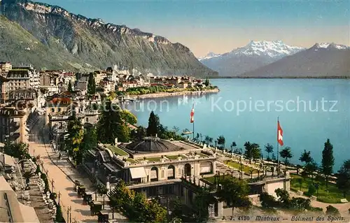 AK / Ansichtskarte Montreux VD Baliment des Sports Kat. Montreux