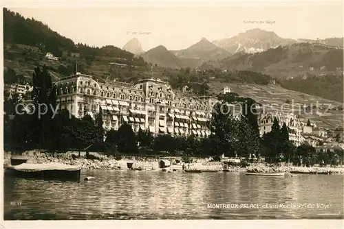 AK / Ansichtskarte Montreux VD Hotel Palace Rochers de Naye Kat. Montreux