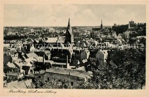 AK / Ansichtskarte Flensburg Panorama Kirche Kat. Flensburg