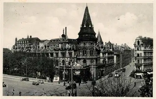 AK / Ansichtskarte Muenchen Hofbraeukeller Strassenbahn Kat. Muenchen