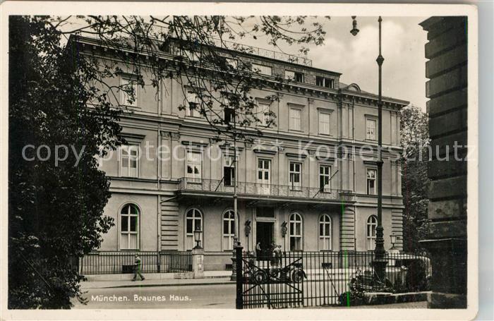 Ak Ansichtskarte Muenchen Braunes Haus Kat Muenchen Nr Df67605