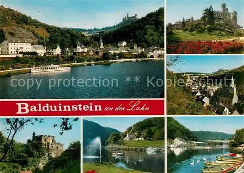 AK / Ansichtskarte Balduinstein Panoramen Schloss Schaumburg Kat. Balduinstein